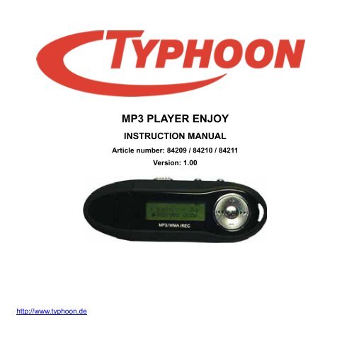 MP3 PLAYER ENJOY - ELV