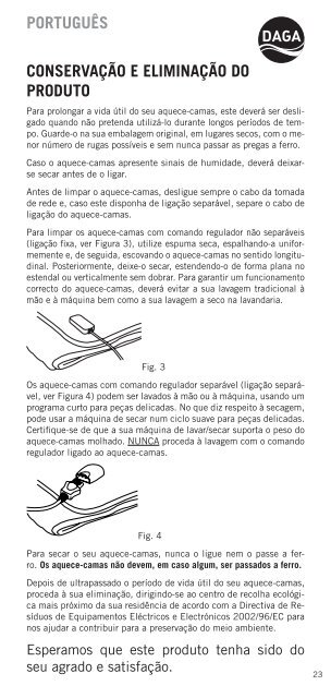 Manual de instrucciones - Daga