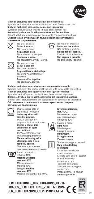 Manual de instrucciones - Daga