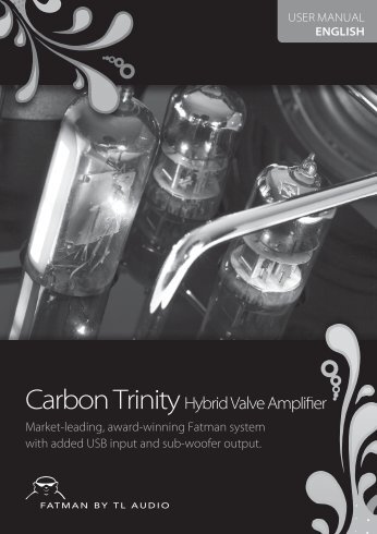 Carbon Trinity Hybrid Valve Amplifier - Fat-man.co.uk