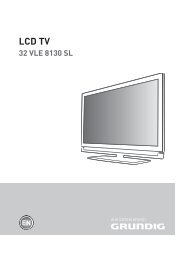 LCD TV - TYPO3 Login: New TYPO3 site - Grundig