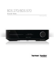 BDS 270/BDS 570 - Harman Kardon