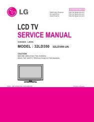 LCD TV SERVICE MANUAL