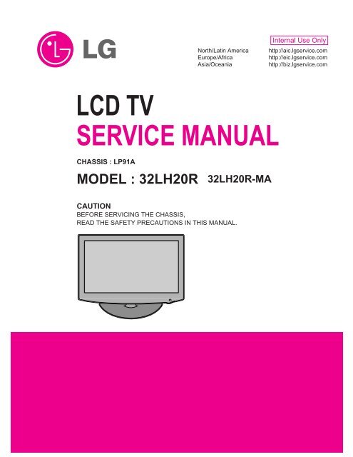 LCD TV SERVICE MANUAL - diagramas.diagram...