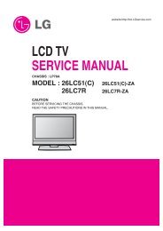 LCD TV SERVICE MANUAL - Sharatronica