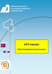 091207_Curriculum KFO intensiv - des MDK Rheinland-Pfalz