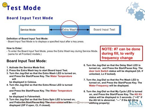 Test Mode Board Input Tes Test Mode Board Input Tes