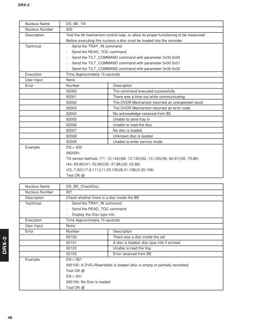 service manual dvd recorder drx-2