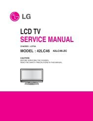 LCD TV SERVICE MANUAL - TV & Monitor Service Manual Database
