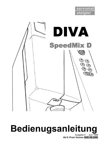 bedienungsanleitung diva sm d