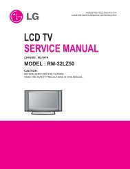 LCD TV SERVICE MANUAL - TV & Monitor Service Manual Database