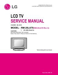 LCD TV SERVICE MANUAL - TV & Monitor Service Manual Database