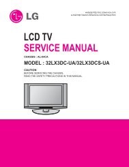 LCD TV SERVICE MANUAL - TV & Monitor Service Manual Database