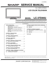 LCD TV - TV & Monitor Service Manual Database