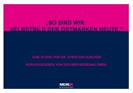 Handout der Studie - MDR-Werbung