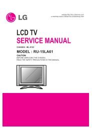 LCD TV SERVICE MANUAL - TV & Monitor Service Manual Database