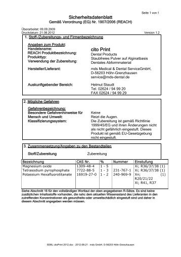 citoPrint - MDS-Dental