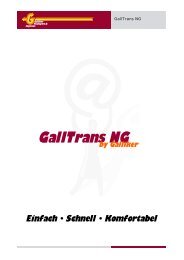 GallTrans NG - Imbach Logistik AG