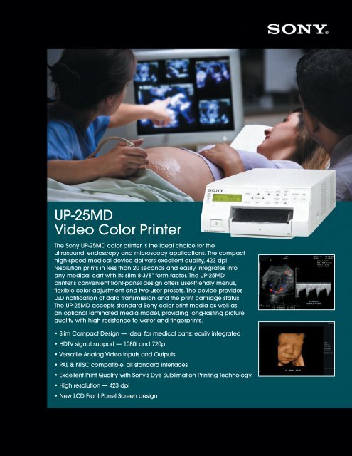 UP25MD Brochure - Sony