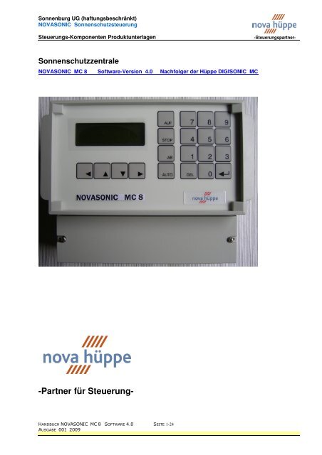 NH UG NOVASONIC MC 8 27032010