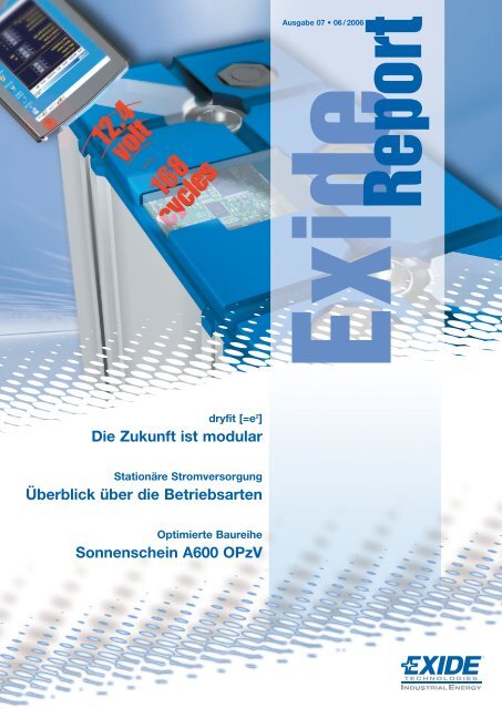 Die Zukunft ist modular Überblick über die ... - Exide-Report