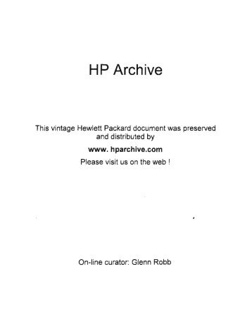 1967 - HP Archive