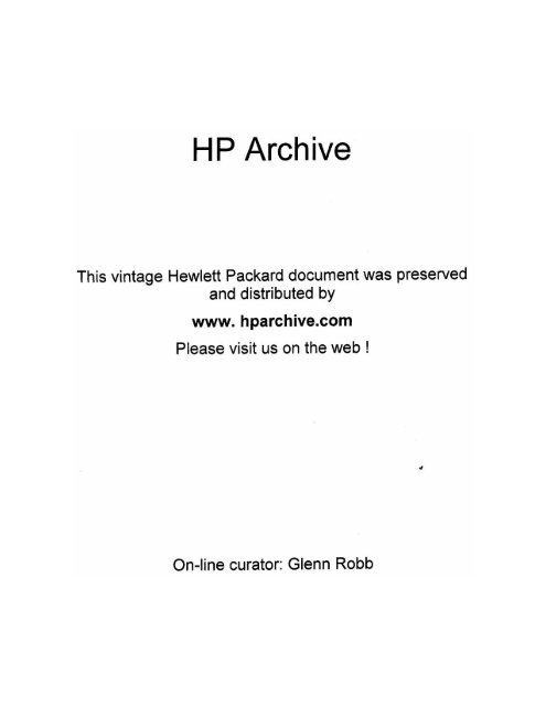 1962-05 - HP Archive