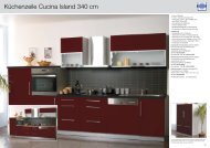 Küchenzeile Cucina Island 340 cm - Mebasa