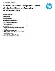 Technical Review of Intel SRT