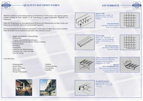 Katalog Gitterroste als PDF inkl. Technischer Zeichnungen ... - Mebasa