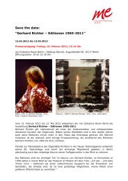 Save the date_Gerhard Richter - Editionen 1965-2011