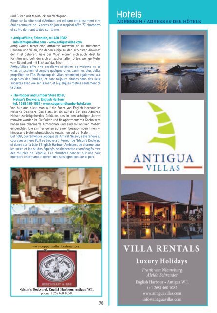 ANTIGUA - Brochures tourisme