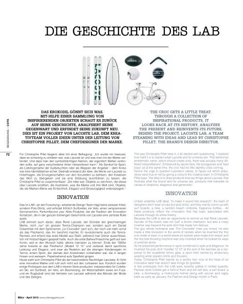 LUXUSUNDWERBUNG - Cote Magazine