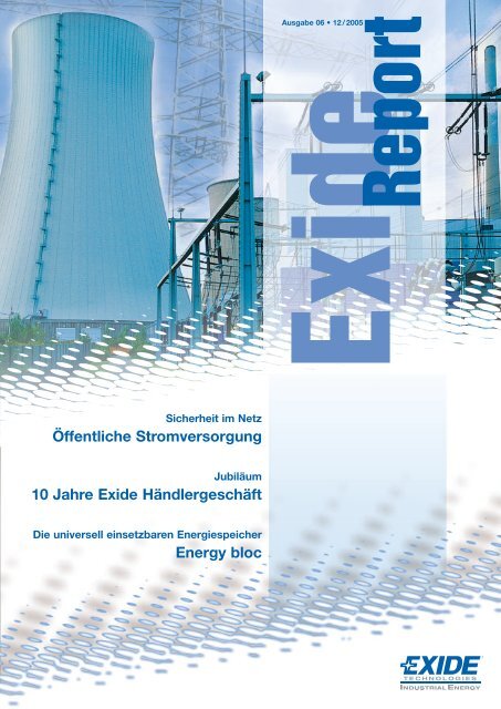 Öffentliche Stromversorgung 10 Jahre Exide ... - Exide-Report