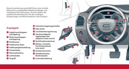 Kurzanleitung Q7 - PDF - Audi