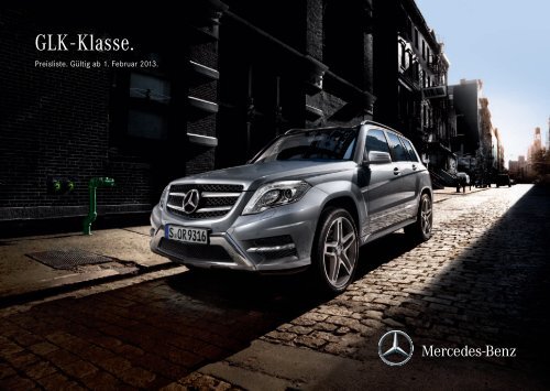 Preisliste GLK Offroader - Mercedes-Benz Deutschland