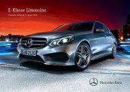 Download Preisliste E Klasse Limousine Mercedes Benz