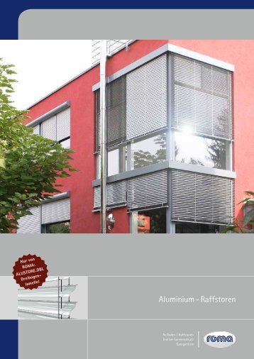 Aluminium - Raffstoren - Rolladen-Fenster-Shop.de