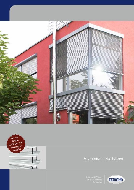 Aluminium - Raffstoren - Rolladen-Fenster-Shop.de