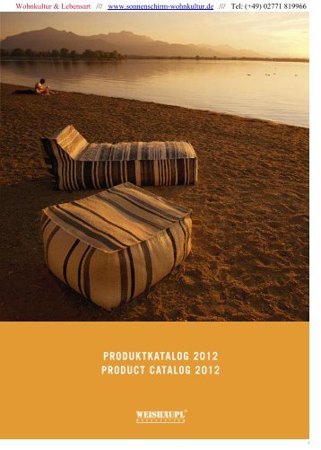 produktkatalog 2012 product catalog 2012 - WEISHÄUPL ...