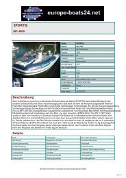 SPORTIS Beschreibung Details - Europe-Boats24