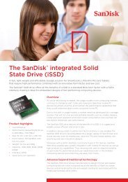 The SanDisk® SSD P4