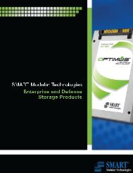 SMART solid-state drives (SSDs) meet the needs - Smart Modular ...