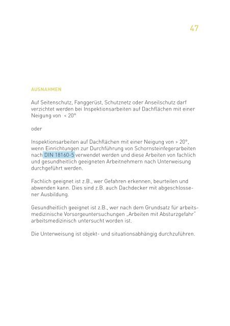 Broschüre Dacharbeiten - AAA