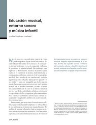 Educación musical, entorno sonoro y música infantil - Litoral e