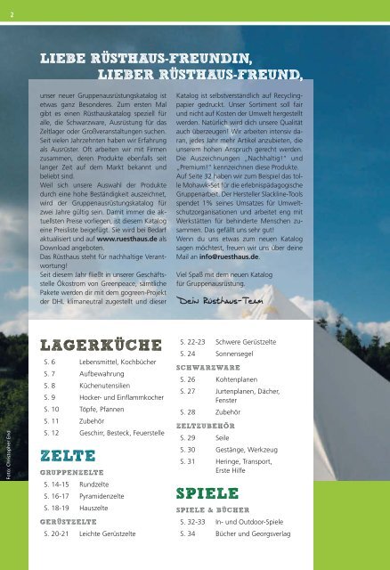 Gruppenkatalog 2011/2012 - Rüsthaus