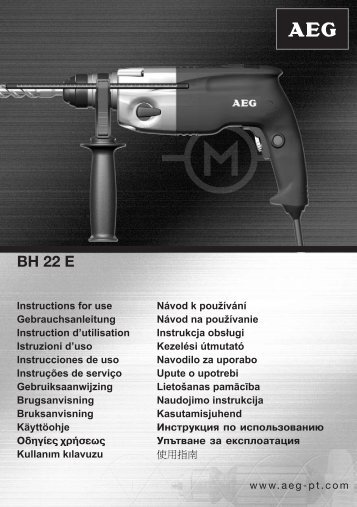 AEG-BH22E - Download Instructions Manuals