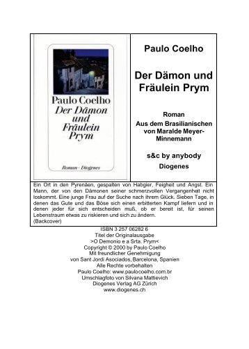 Paulo Coelho - Der Dämon und Fräulein Prym _dt