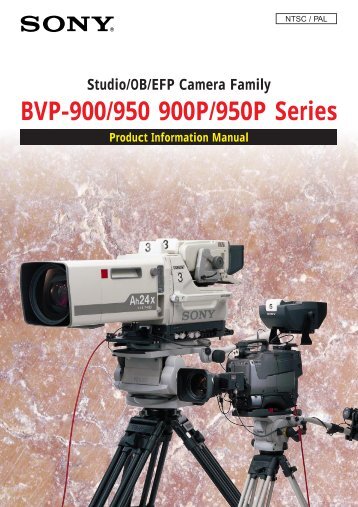 BVP-900/950 900P/950P Series - Sony