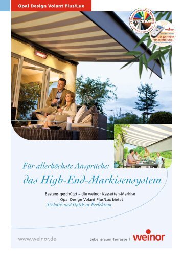 das High-End-Markisensystem - kd-services.de